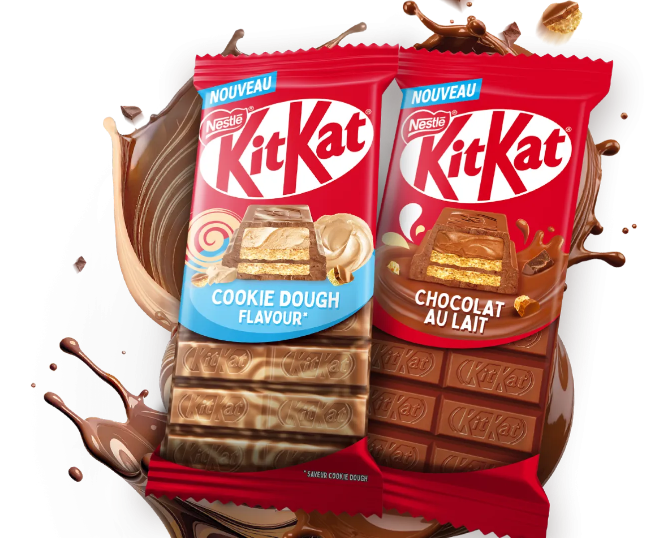 kitkat tablettes cookie dough chocolat au lait